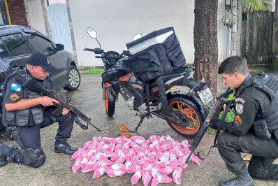 Policia Militar da 6ª Cia prende traficante de drogas 