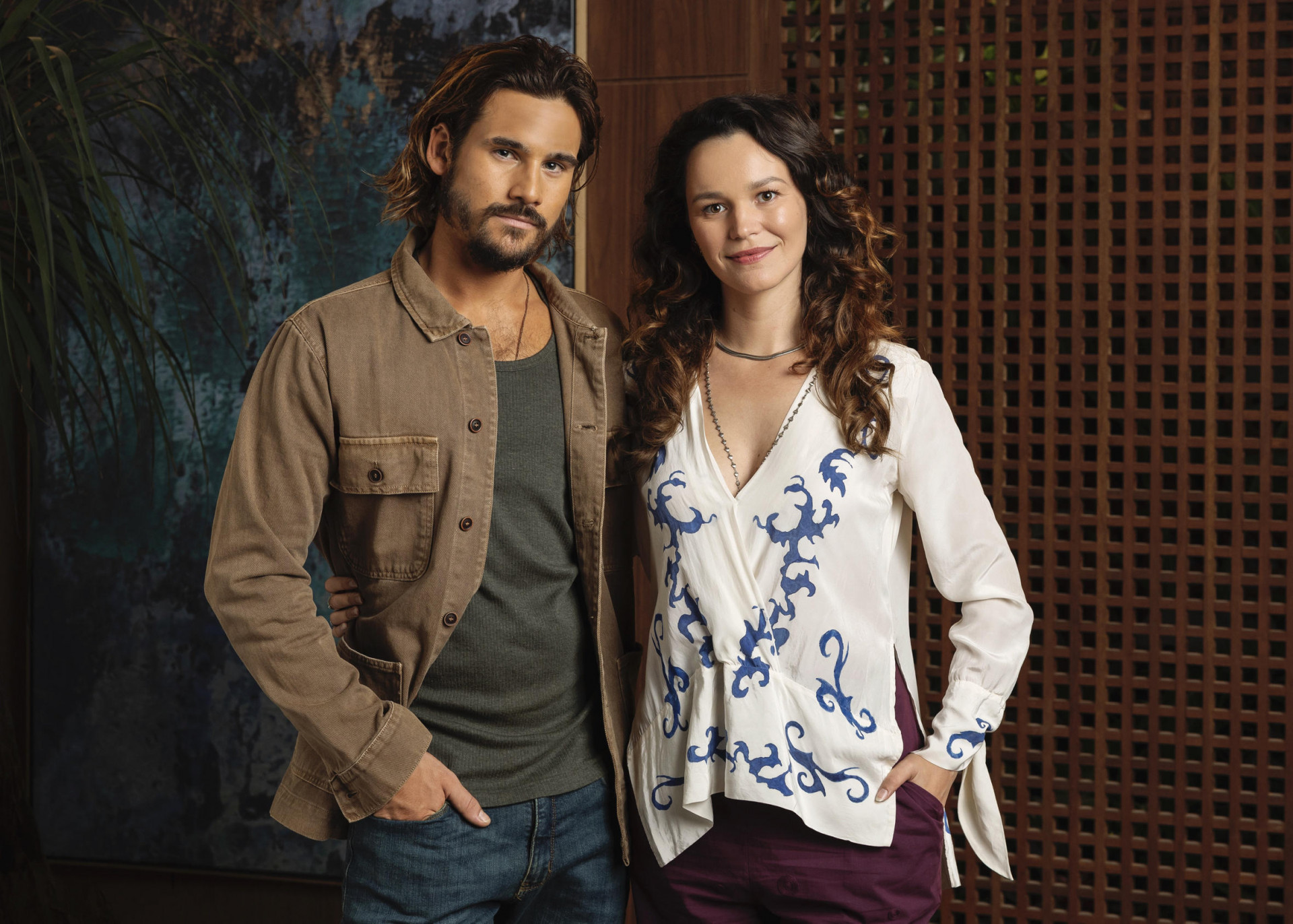 Rudá (Nicolas Prattes) e Filipa (Joana De Verona) - Globo/ Manoella Mello