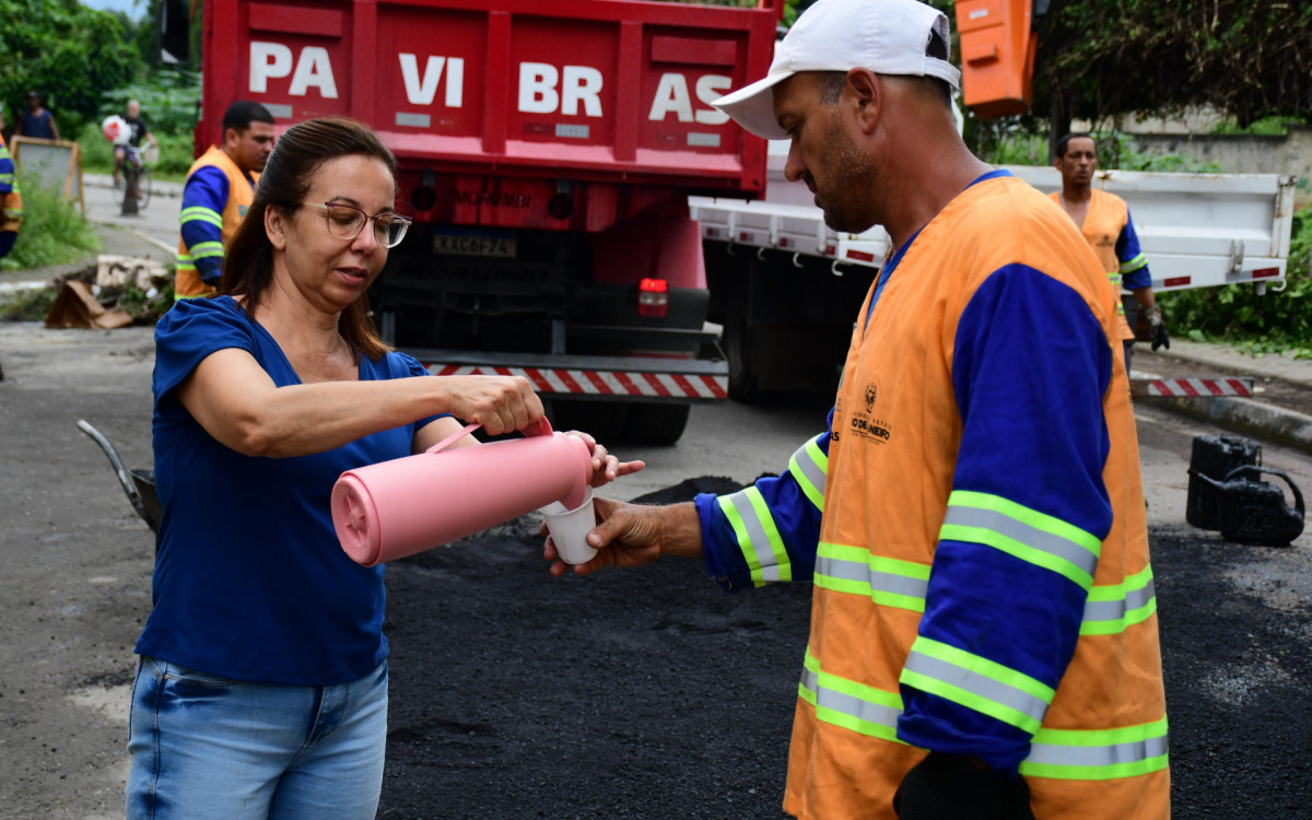 Moradora de Areia Branca, Rosana Amaral frisou que a intervenção da Prefeitura já era aguardada há anos