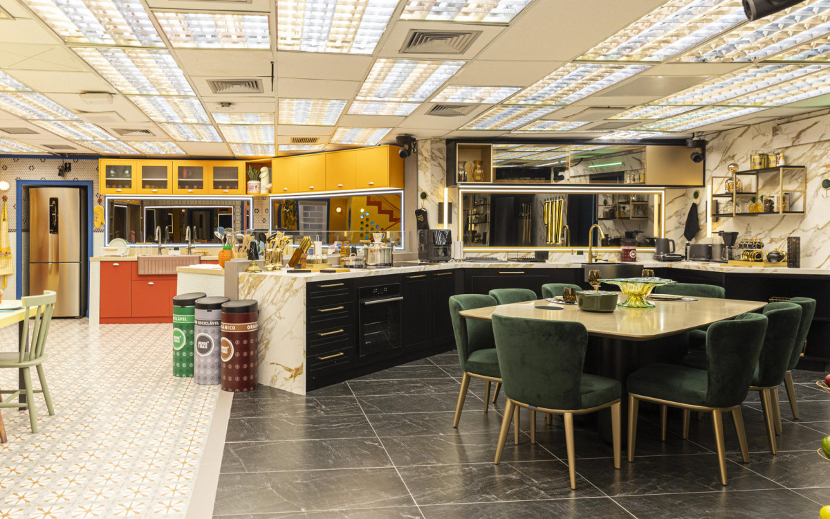 As cozinhas da casa no BBB25