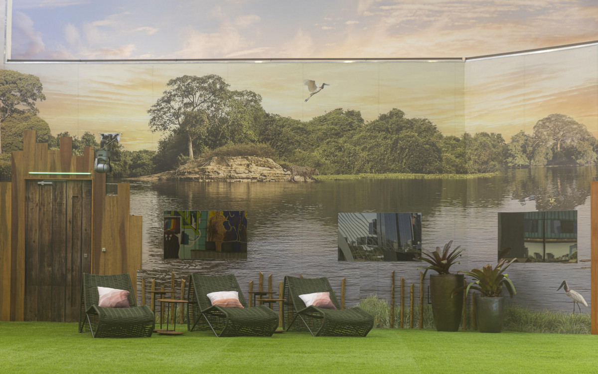 Um trecho da área externa foi inspirado na região do Pantanal