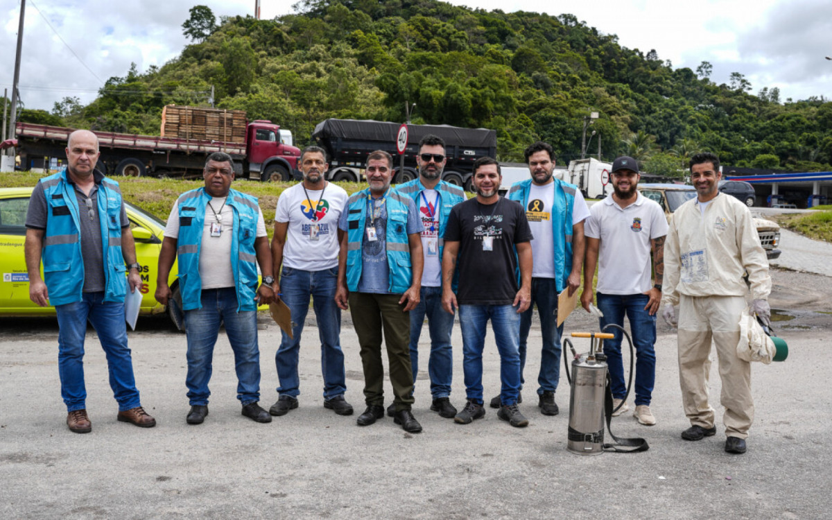 Ação contra a dengue nas borracharias