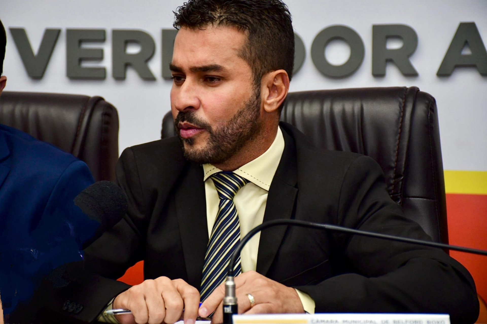 O presidente da C&acirc;mara Municipal, Markinho Gandra, elogiou o trabalho realizado pela Prefeitura - Angela Portugal / CMBR