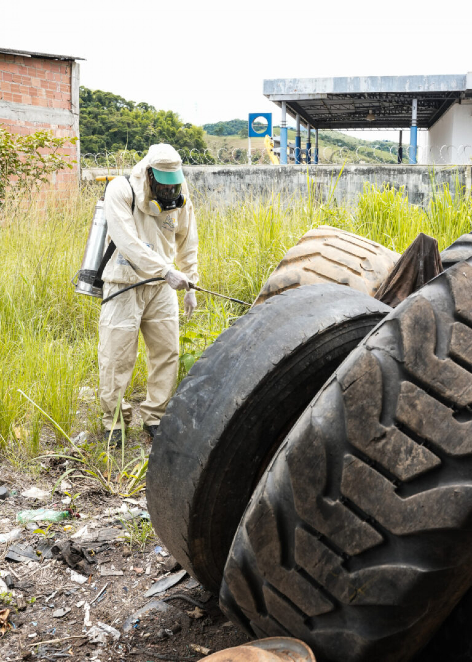 Ação contra a dengue nas borracharias