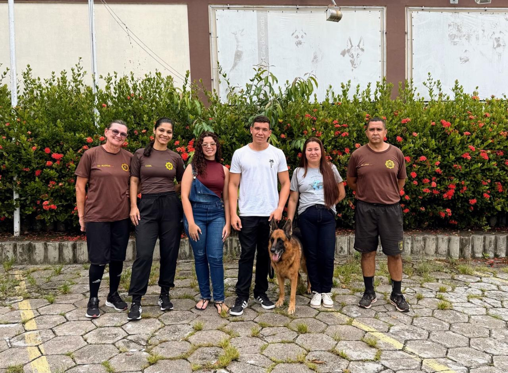 Cão Nestor, irmão do Nero e da Nova Diana, vai morar com um militar fuzileiro naval  - Divulgação/GM-Rio