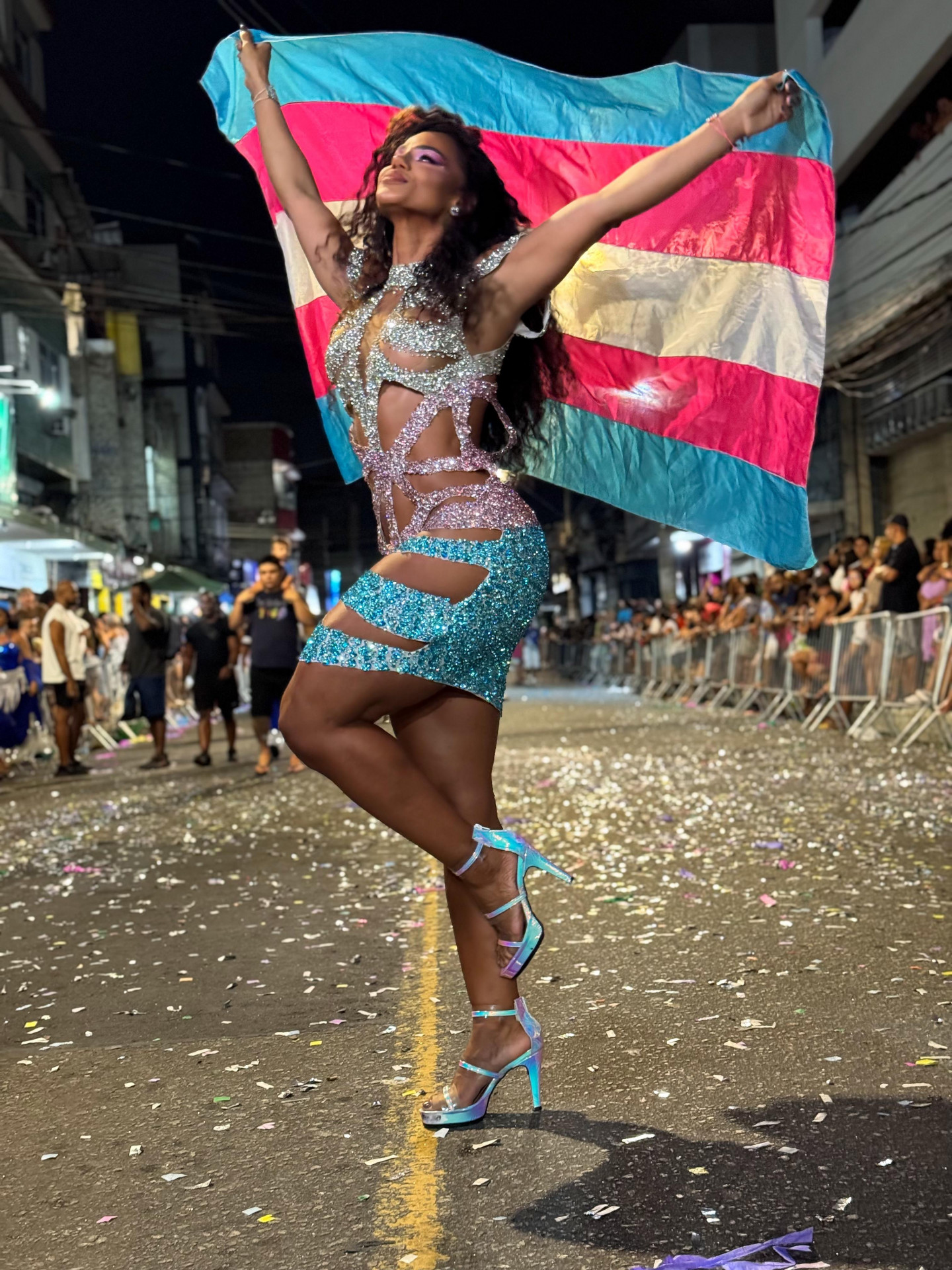 Savia David, musa da Beija-Flor - Divulgação