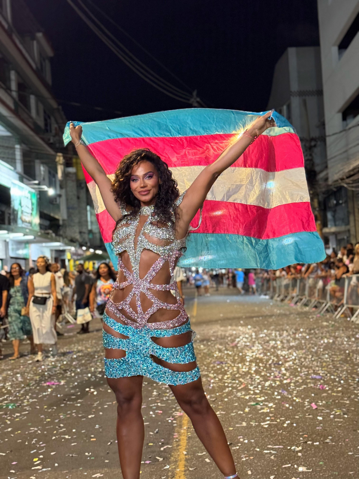 Savia David, musa da Beija-Flor - Divulgação