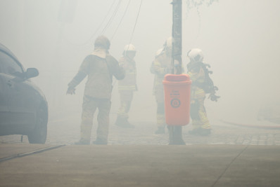Veja as fotos do incêndio que destruiu o Mercado Popular da Uruguaiana