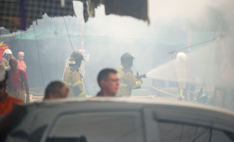 Causa do inc&ecirc;ndio na Uruguaiana ainda n&atilde;o foi confirmada  - Armando Paiva/Ag&ecirc;ncia O Dia             
