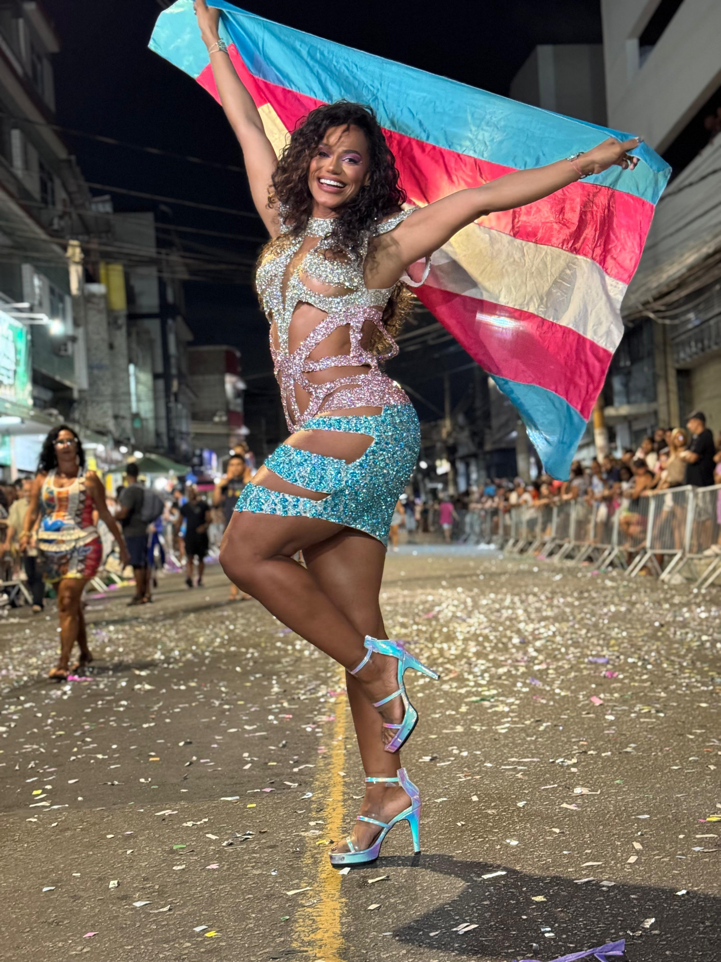 Savia David, musa da Beija-Flor - Divulgação