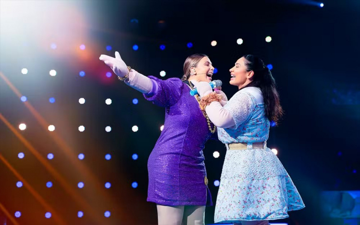 Sheila Mello e Scheila Carvalho são Ruth e Raquel do 'The Masked Singer Brasil'
 - Reprodução/Globo