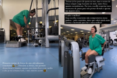 Kelly Key comenta pausa após volta aos treinos: 'Escolha consciente'