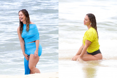 Paolla Oliveira brilha em ensaio fotográfico na Praia de Ipanema
