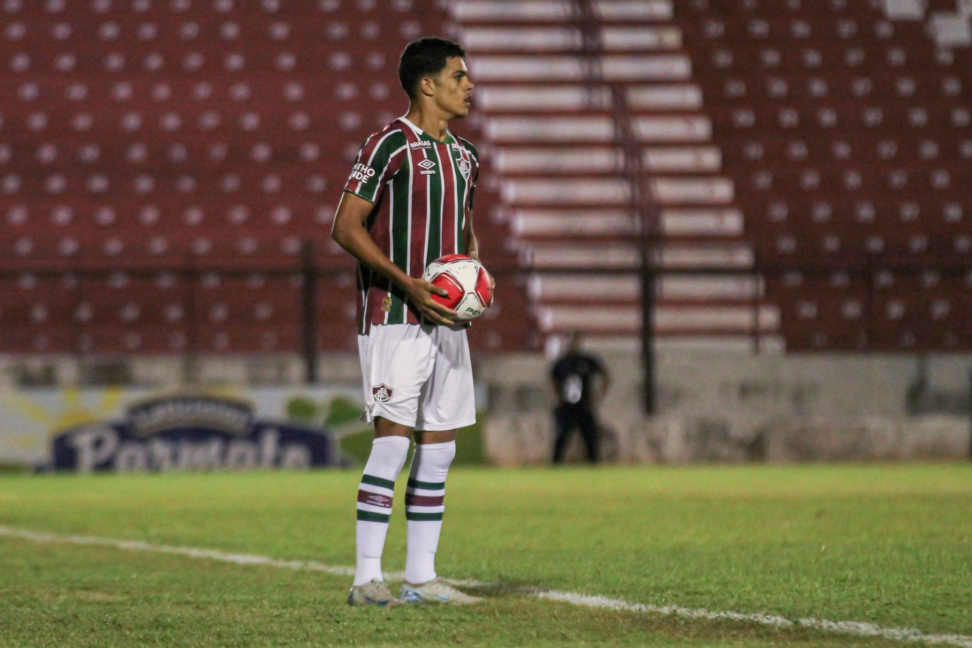 J&uacute;lio Fidelis em jogo do Fluminense na Copinha - Leonardo Brasil/Fluminense FC