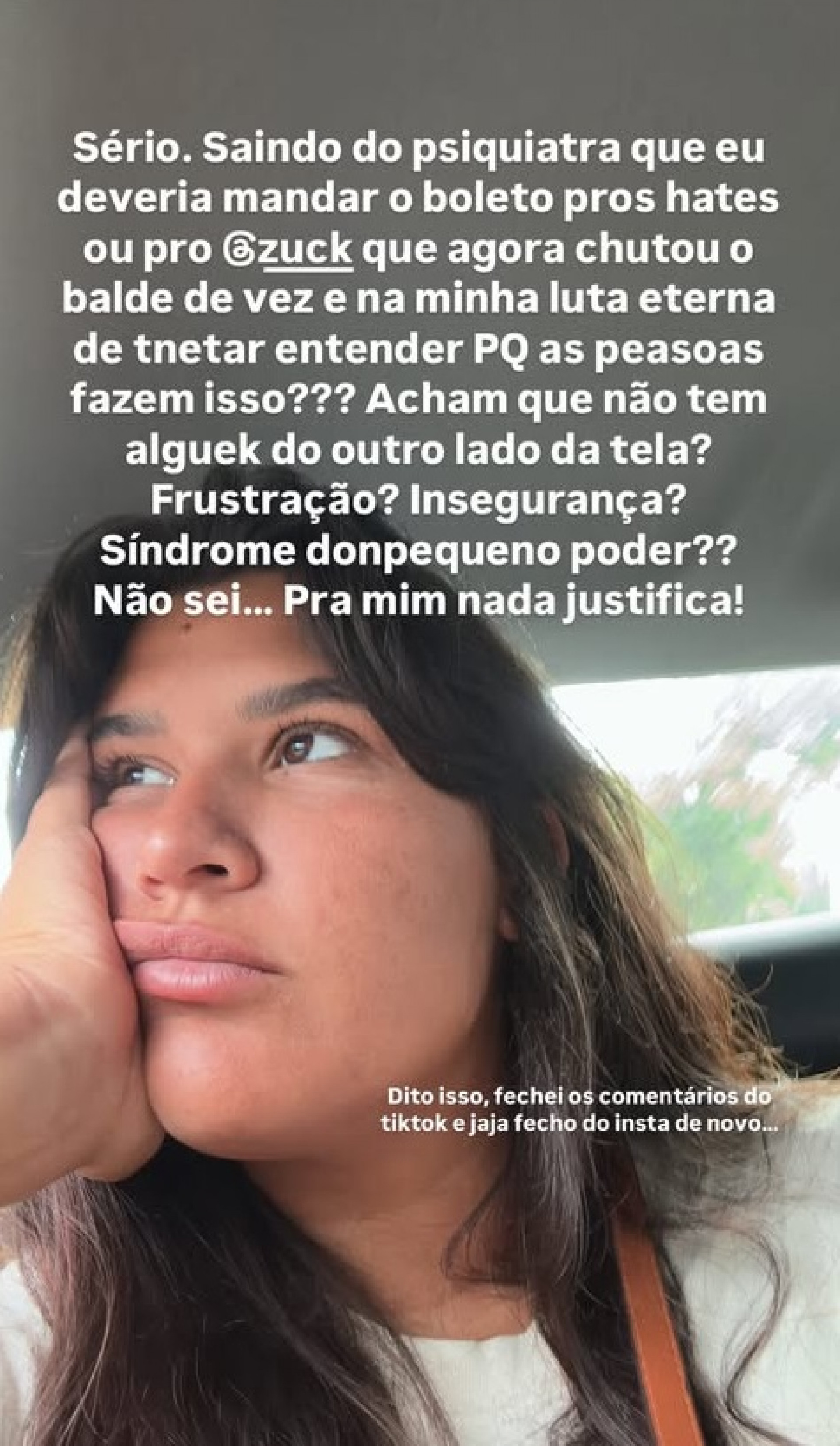 Giulia Costa fez desabafo sobre críticas na web  - Reprodução/Instagram