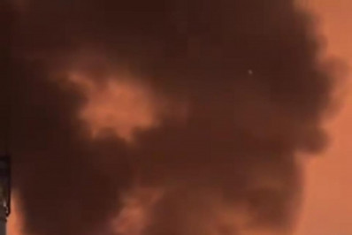 Ataque com drone ucraniano provoca grande incêndio em central de gás russa