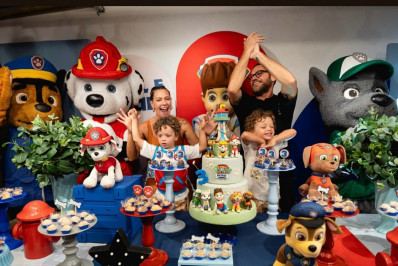 Fabiula Nascimento encanta ao mostrar a festa de aniversário dos filhos gêmeos