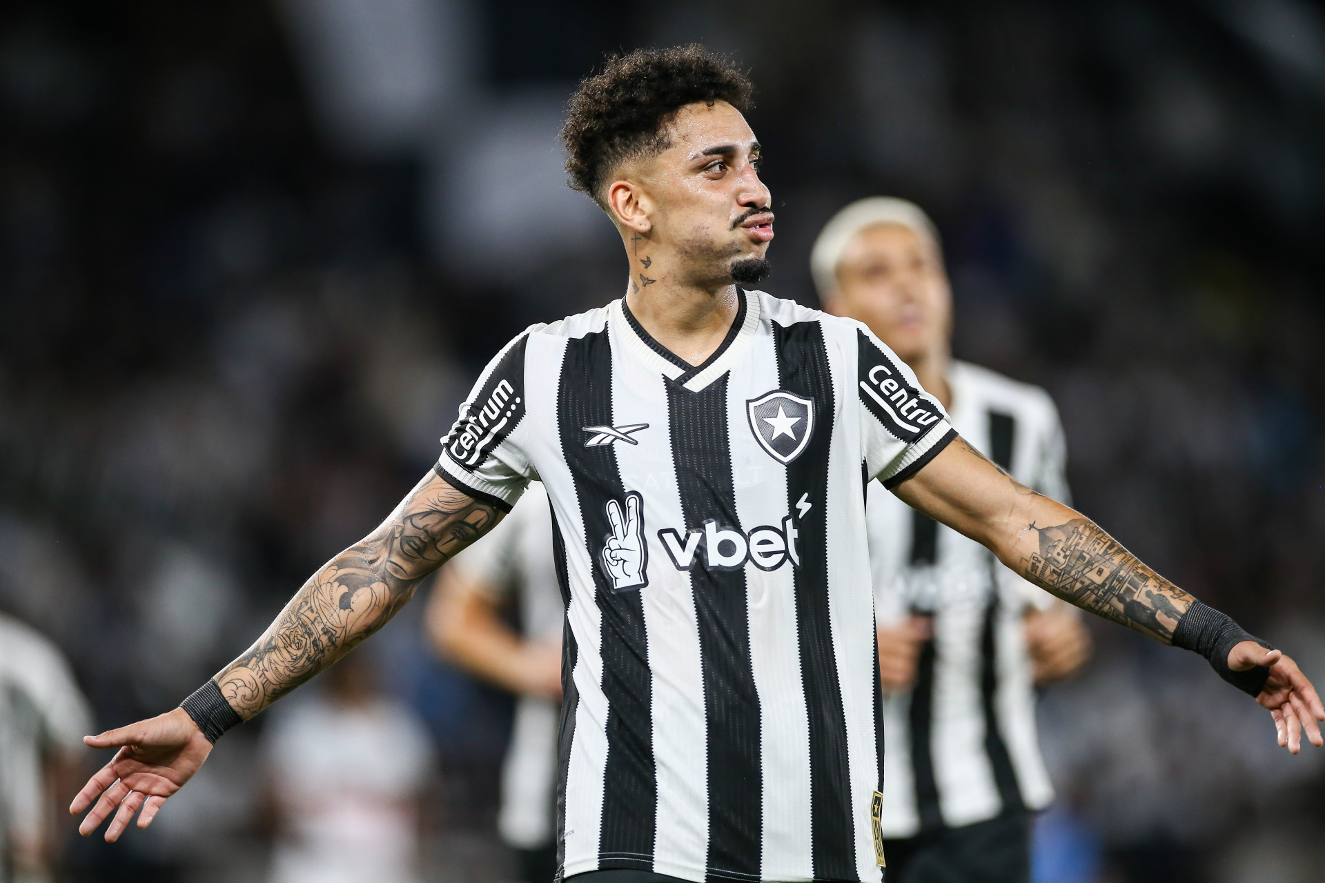 Kauê, do Botafogo, comemora gol marcado diante da Portuguesa-RJ - Arthur Barreto/Botafogo