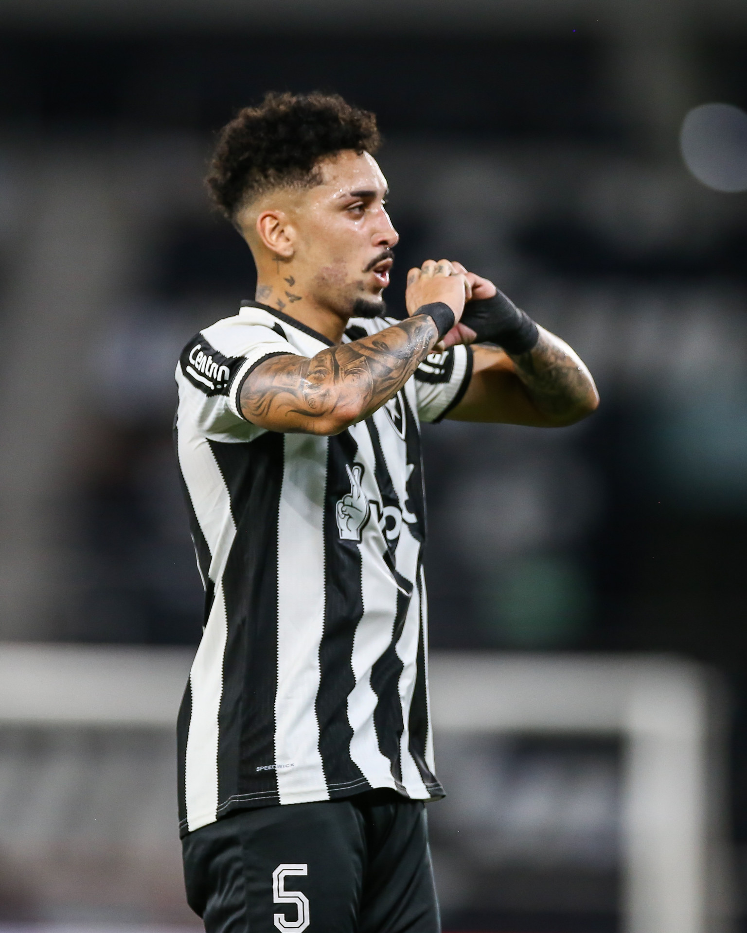 Kau&ecirc; abriu o placar papra o Botafogo contra a Portuguesa-RJ - Arthur Barreto/Botafogo