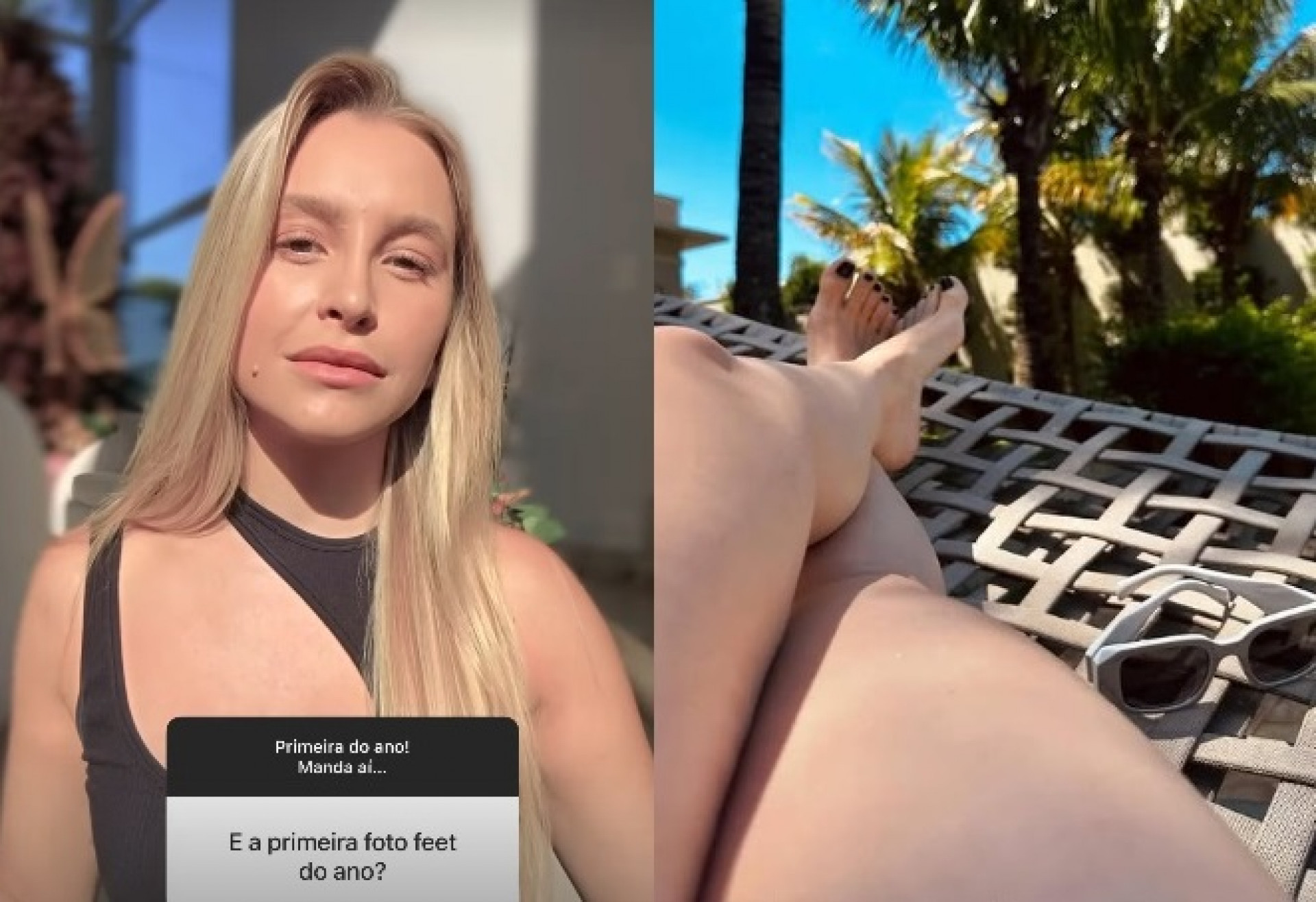 Carla Diaz se divertiu com interesse da web por seus pés  - Reprodução/Instagram