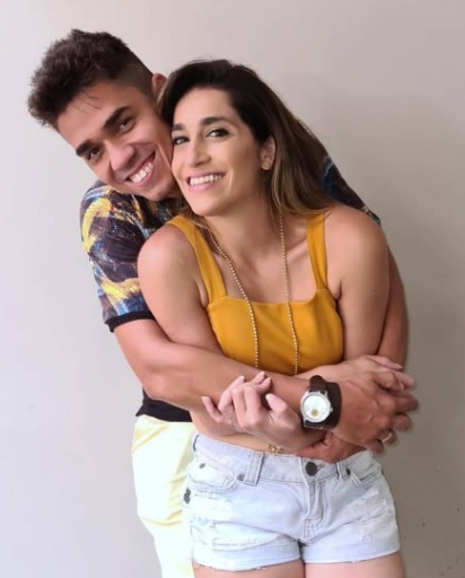 Daniele Hypolito com o marido Fábio Castro  - Reprodução/Instagram