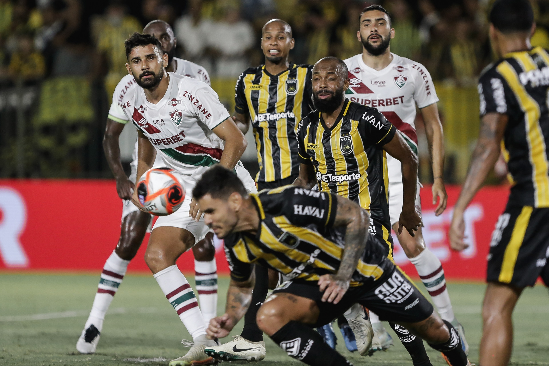 Volta Redonda e Fluminense mediram for&ccedil;as no Raulino de Oliveira - Lucas Merçon / Fluminense