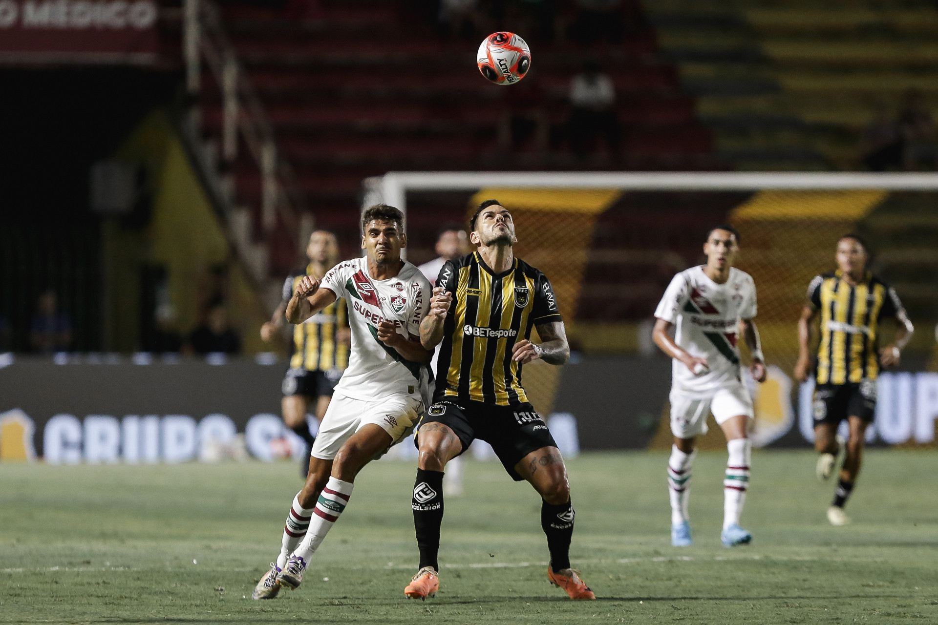 O Volta Redonda superou o Fluminense no Raulino de Oliveira - Lucas Mer&ccedil;on / Fluminense