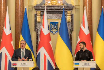 Primeiro-ministro britânico está em Kiev para firmar ambicioso acordo de segurança