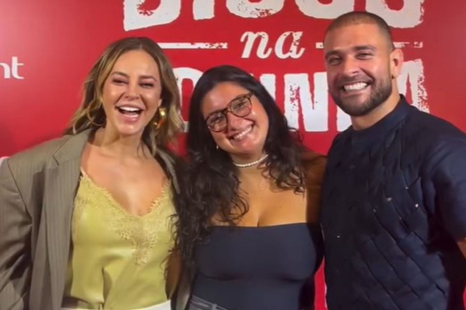 'Marmita do casal': Julia Iorio diverte a web ao mostrar encontro com Paolla Oliveira e Diogo Nogueira - Reprodução / Instagram