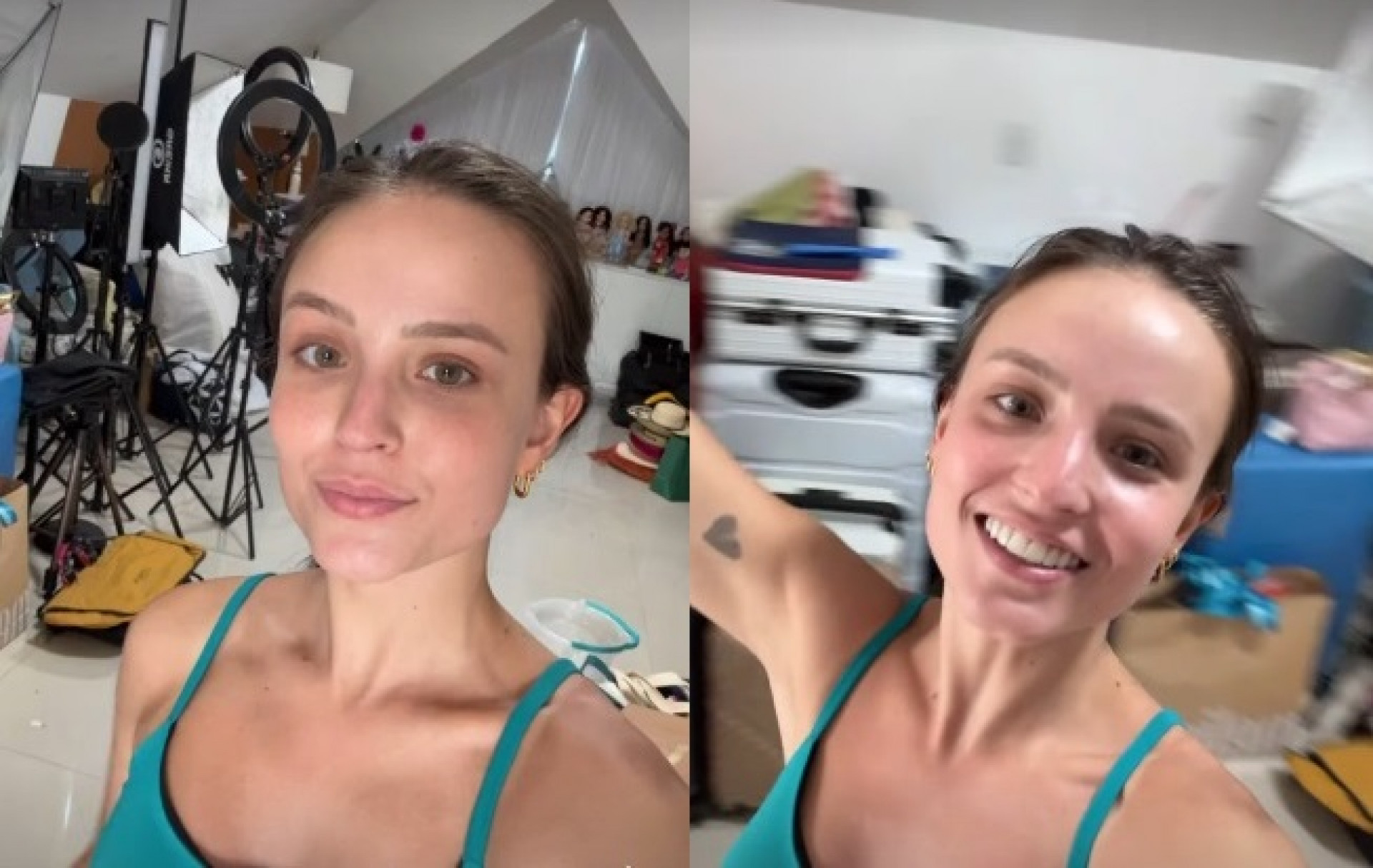 Larissa Manoela exibiu bagunça em cômodo de sua casa  - Reprodução/Instagram 