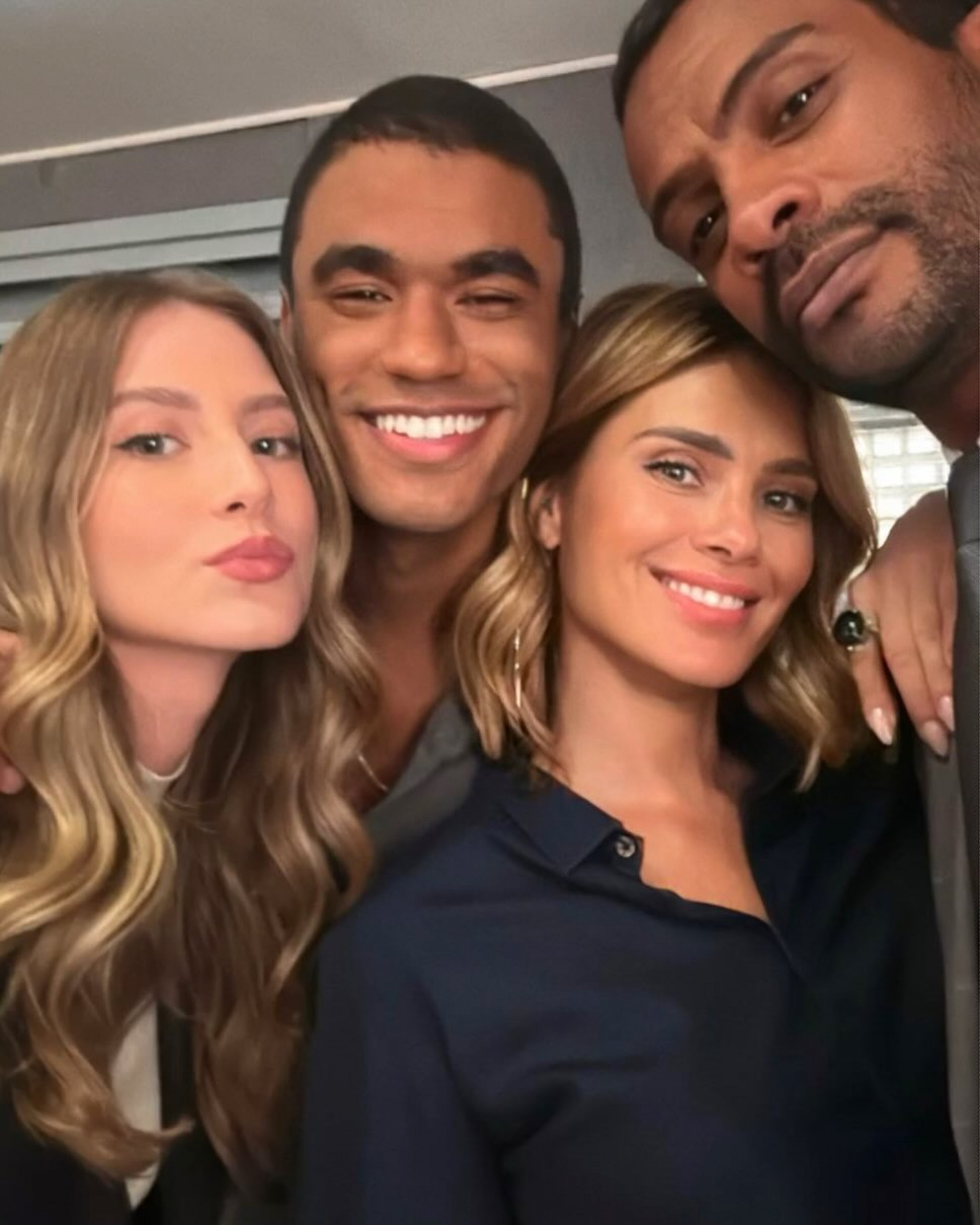 Carolina Dieckmann, Samuel de Assis, Isacque Lopes, Hanna Romanazzi - Reprodução/Instagram