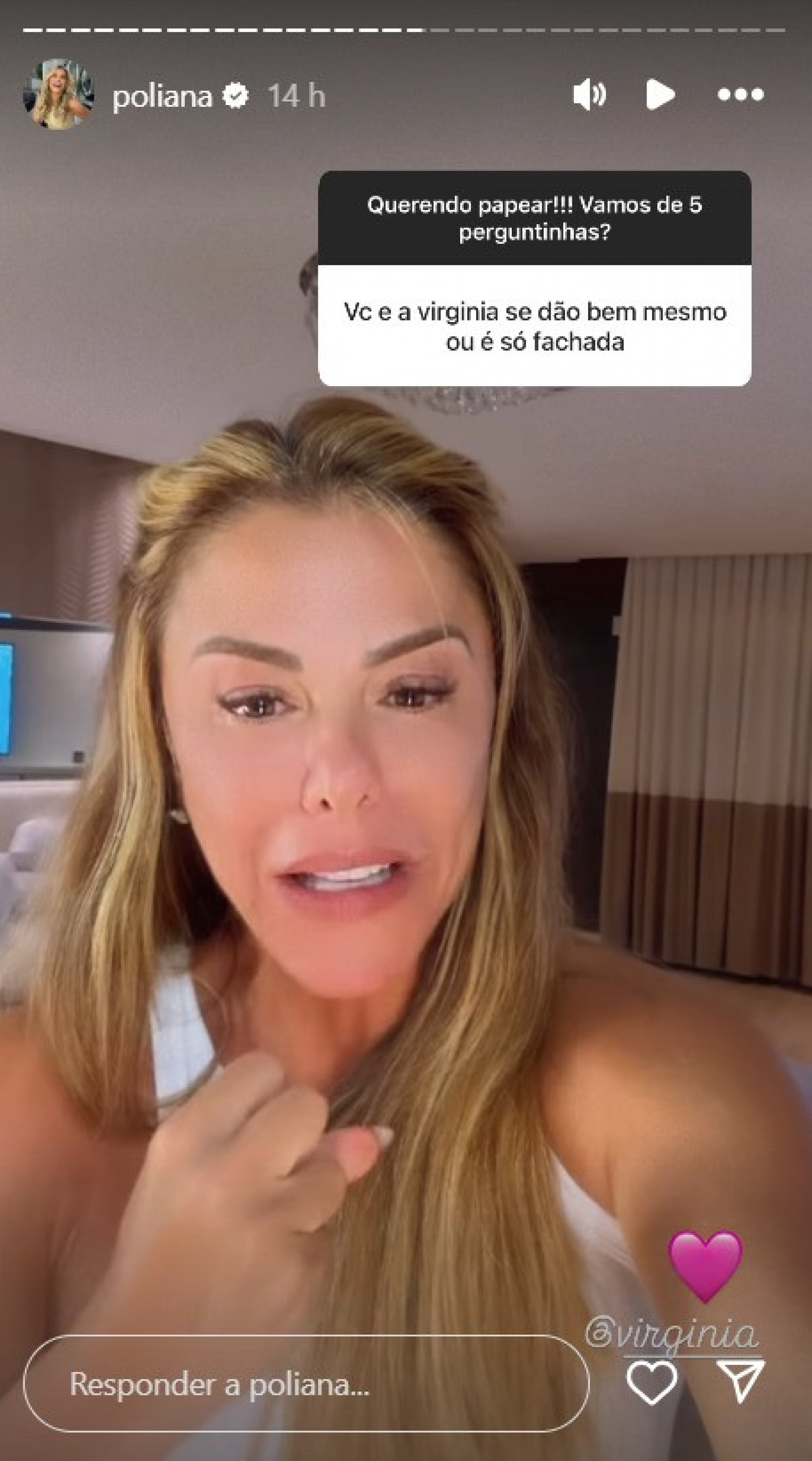 Poliana Rocha nega viver um relacionamento de fachada com Virginia - Reprodu&ccedil;&atilde;o Instagram