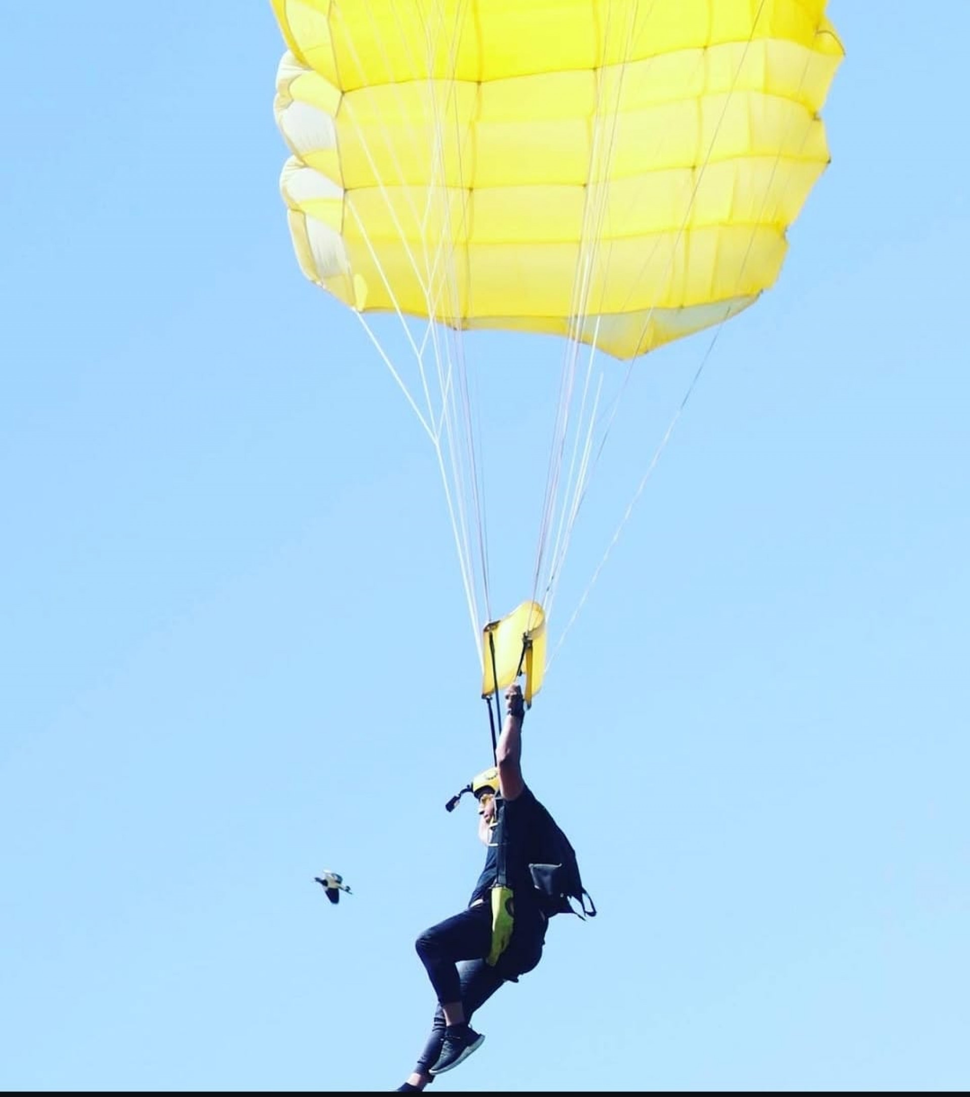 Thiago costumava compartilhar fotos de saltos de paraquedas - Reprodução/Redes Sociais