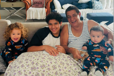 Zeca Pagodinho aproveita férias ao lado dos netos: 'Curtindo muito' 