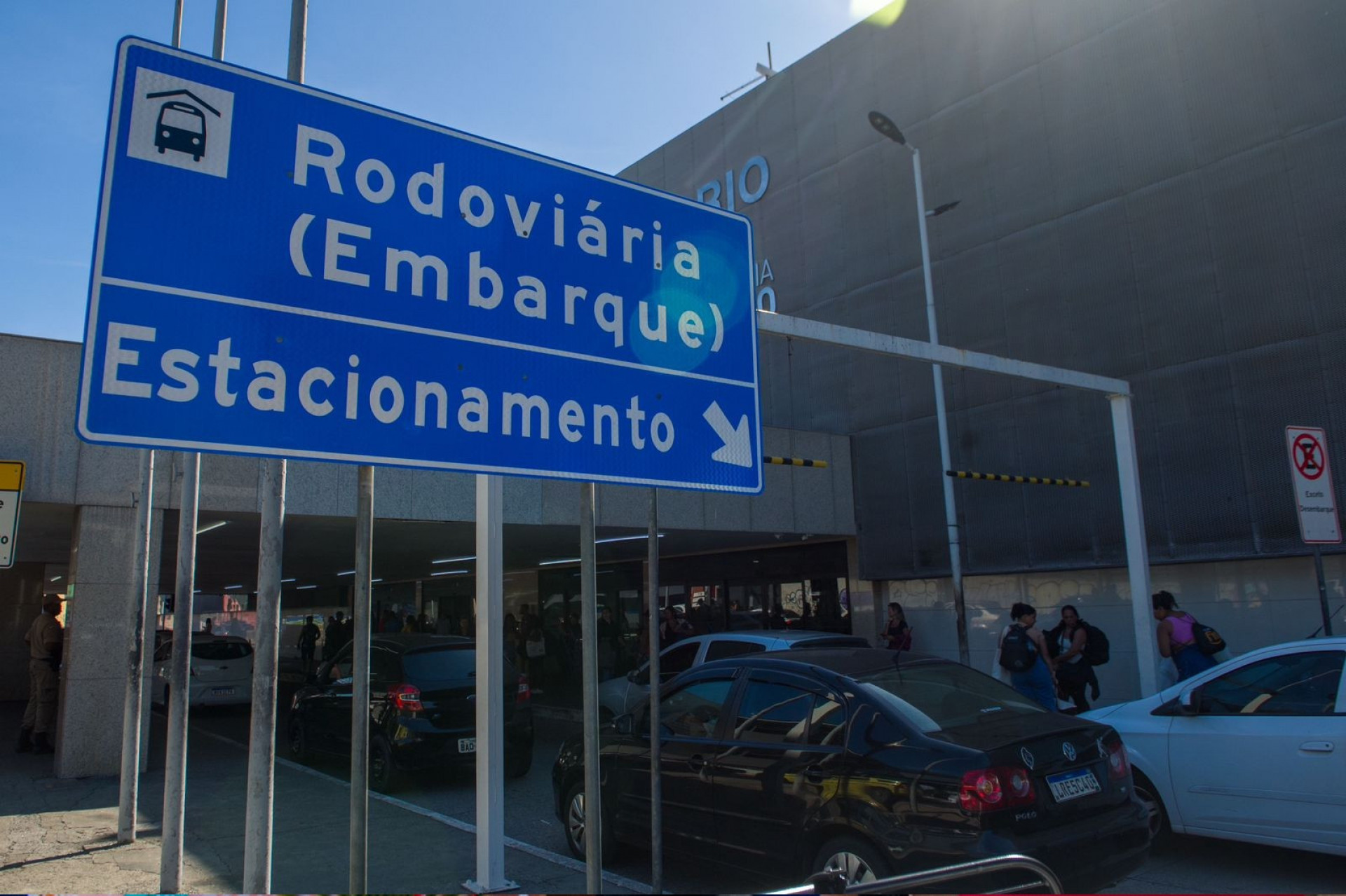 Movimento na Rodoviária do Rio nesta sexta, véspera do feriadão de São Sebastião - Armando Paiva/Agência O Dia