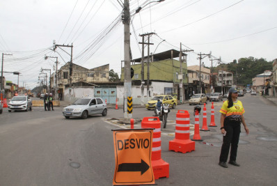 Começa interdição no Mutuá para obras de macrodrenagem