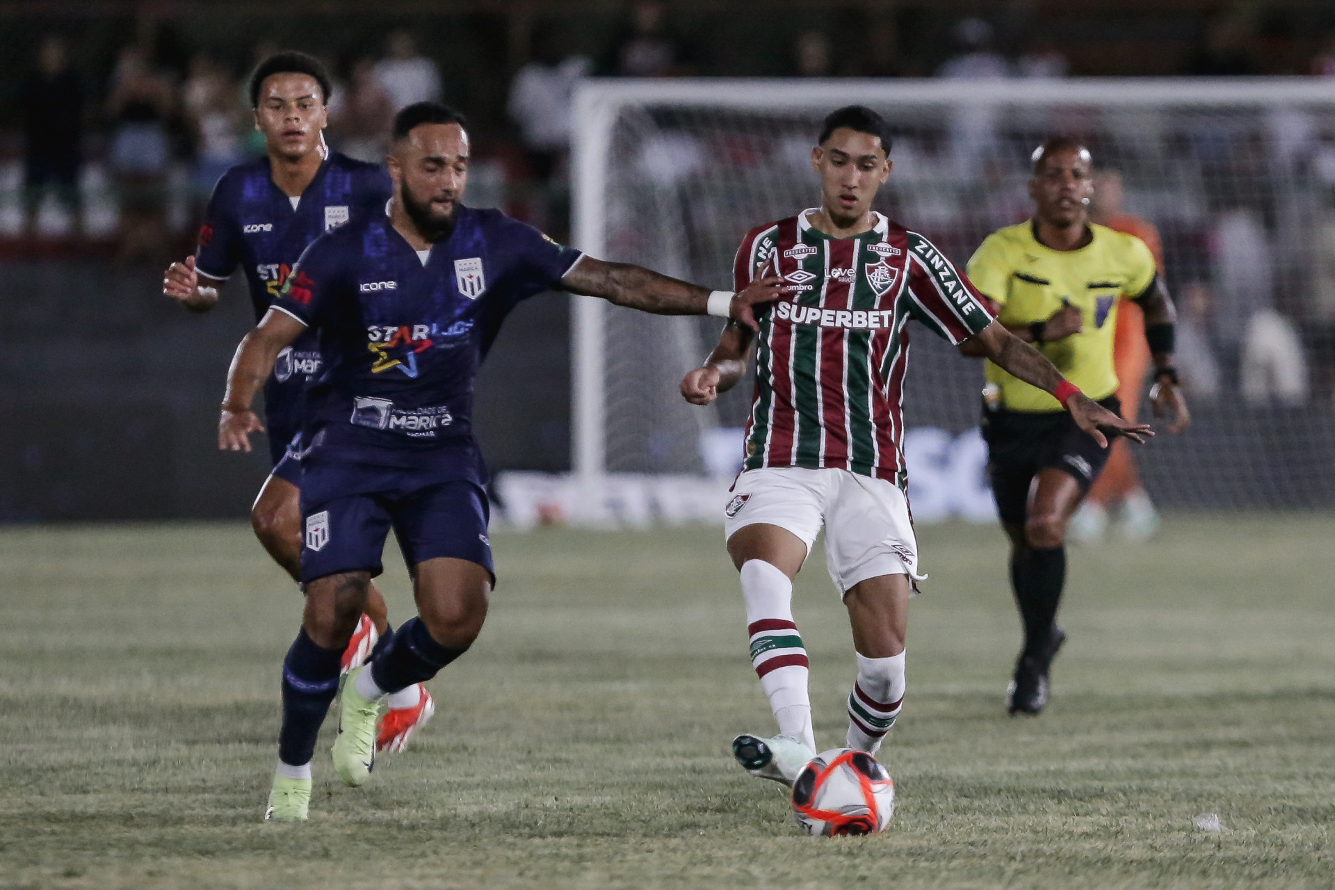 Fluminense e Maricá se enfrentaram em Moça Bonita - LUCAS MERÇON/FLUMINENSE FC