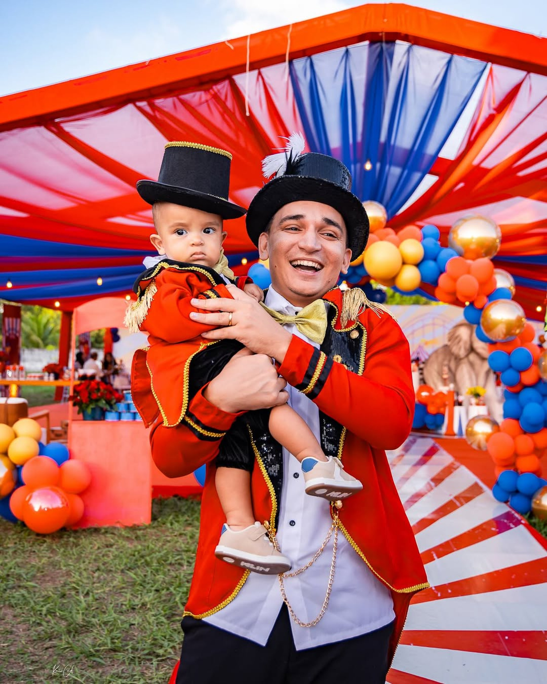 João Gomes e Ary Mirelle celebram primeiro ano do filho com festa temática do circo  - Reprodução / Instagram 