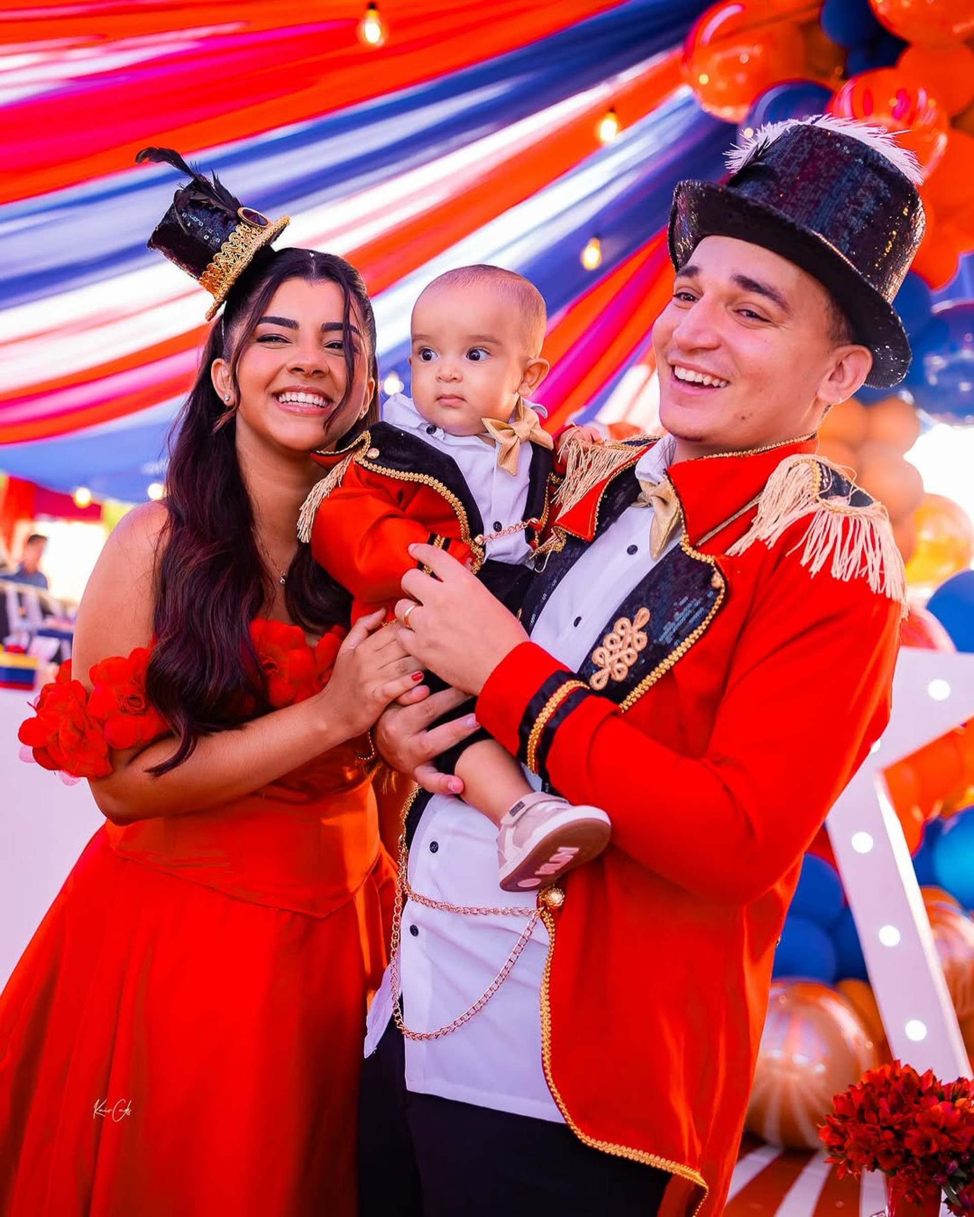 João Gomes e Ary Mirelle celebram primeiro ano do filho com festa temática do circo  - Reprodução / Instagram 