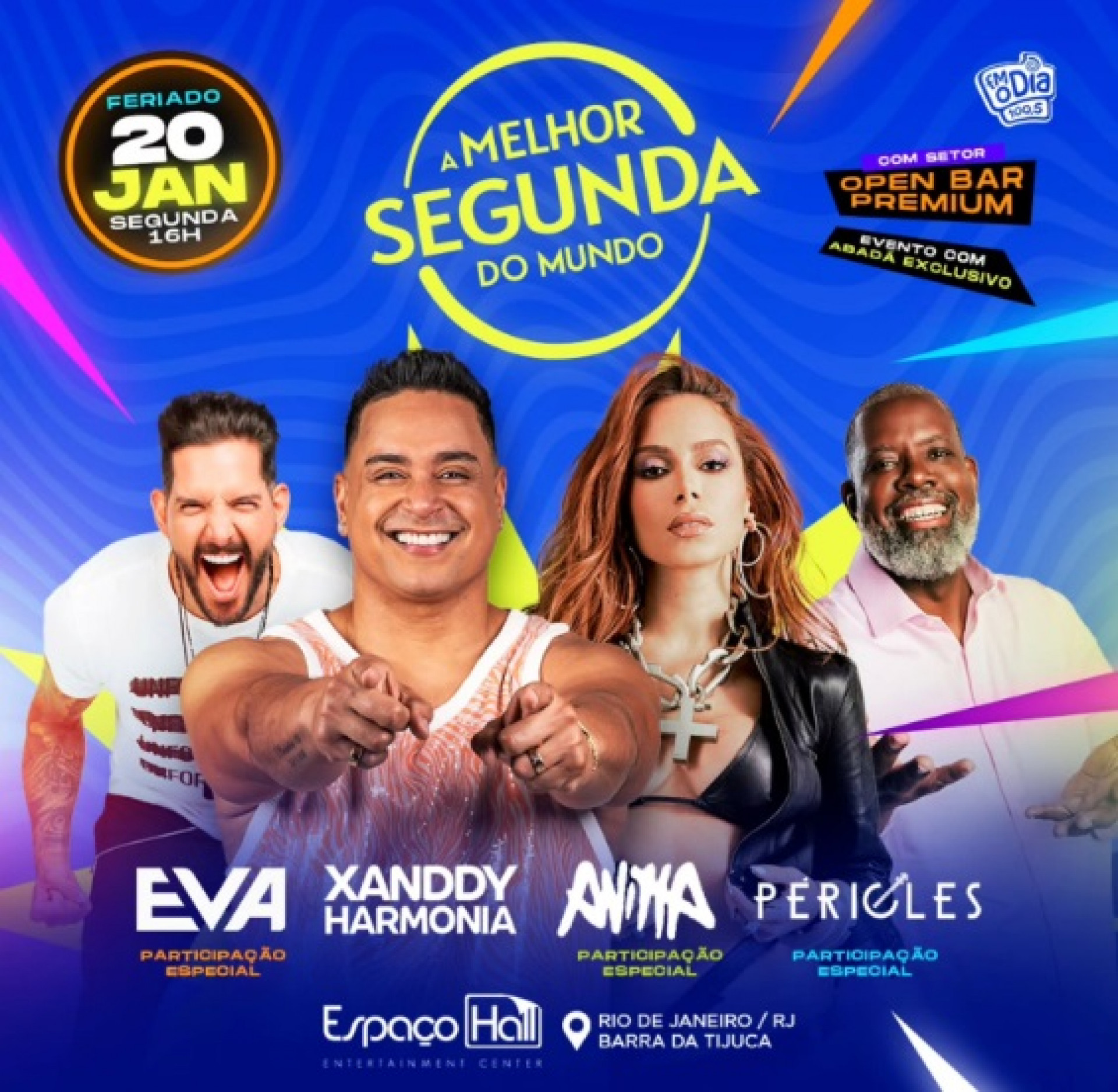 Xanddy Harmonia leva 'A Melhor Segunda do Mundo' para o Espaço Hall - Reprodução/Instagram