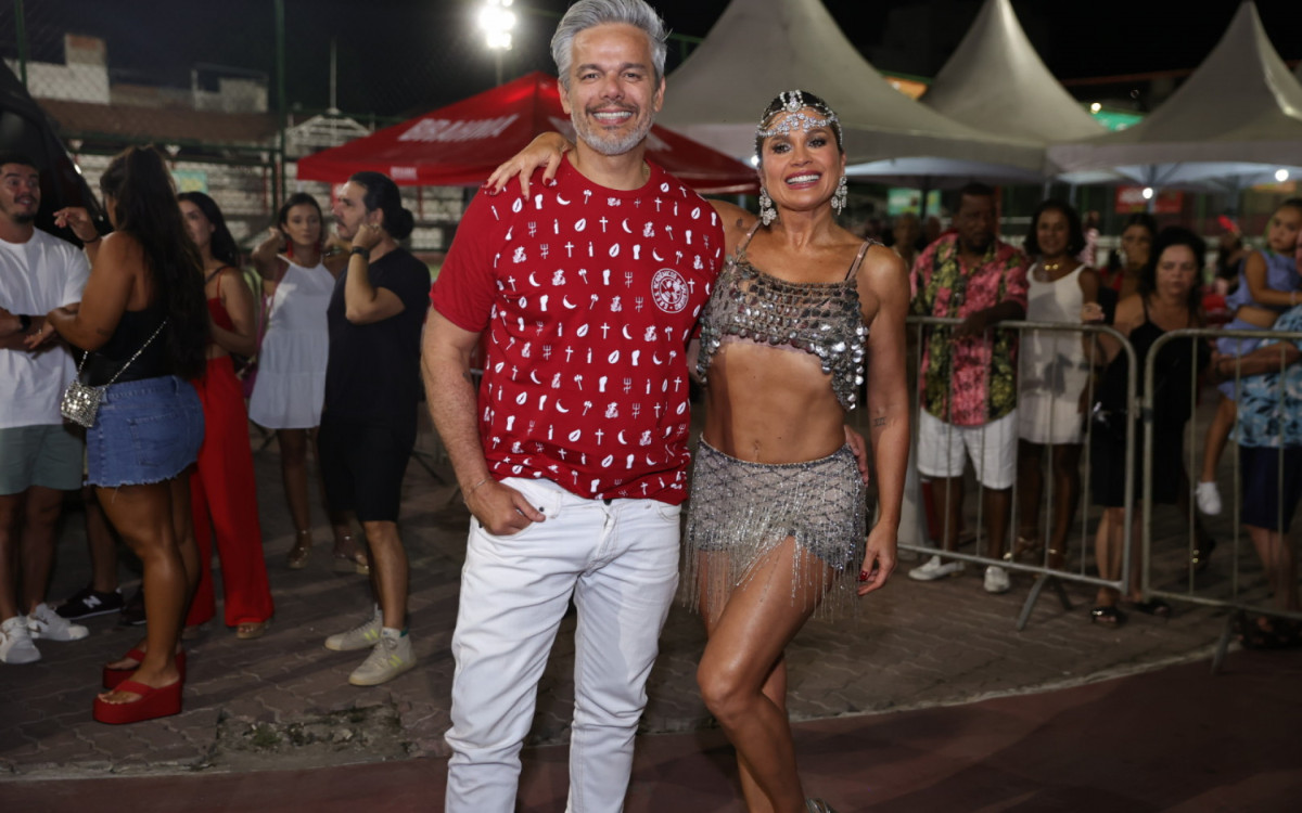 Flávia Alessandra e Otaviano Costa - Anderson Borde / Agnews