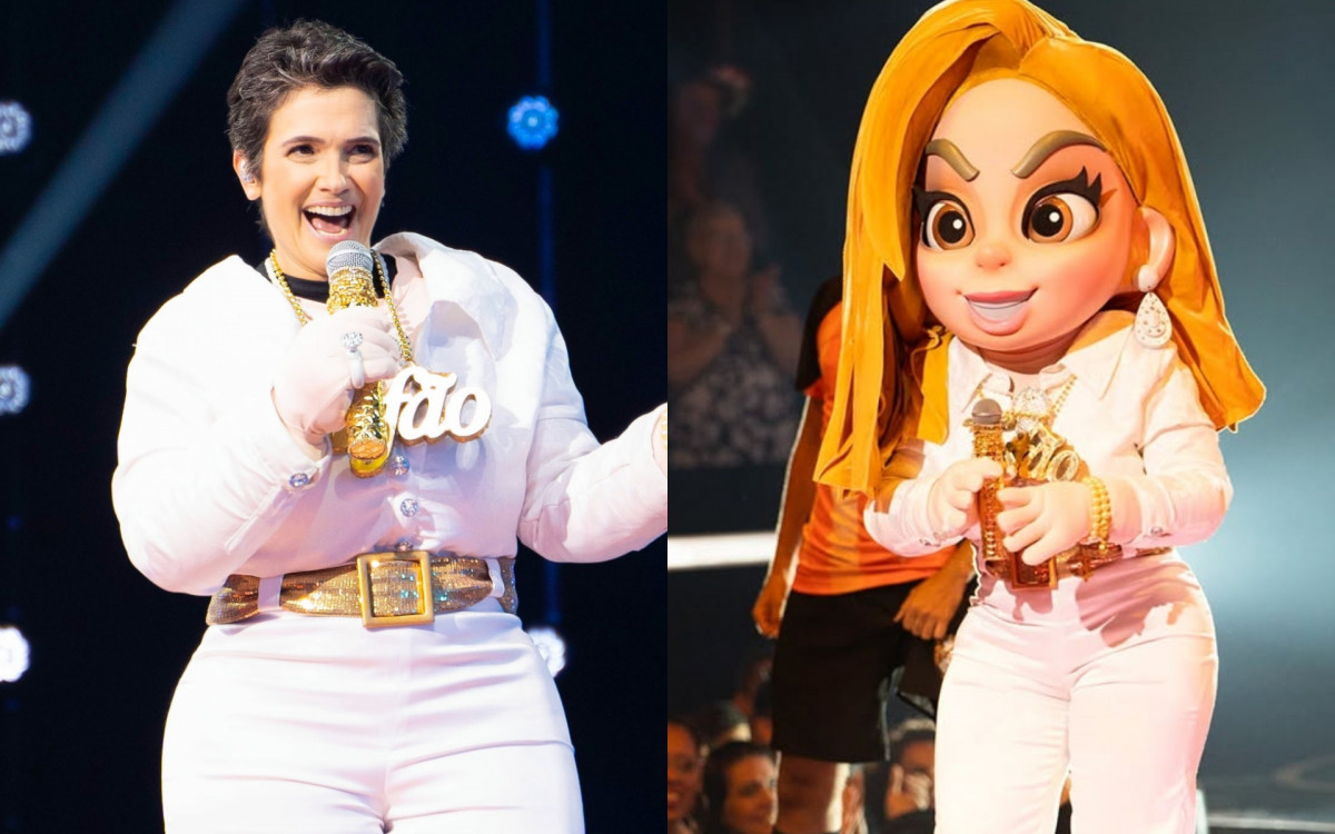 Sandra Annenberg é desmascarada como Carminha no 'The Masked Singer Brasil'