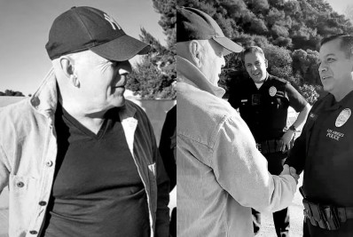 Bruce Willis, diagnosticado com afasia, faz rara aparição em vídeo da mulher, Emma Heming