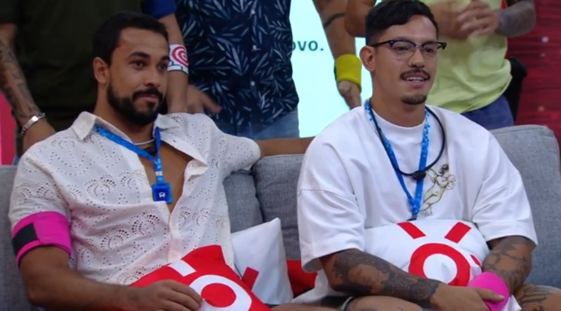 Maike e Gabriel durante o Almoço do Anjo  - Reprodução/Instagram 