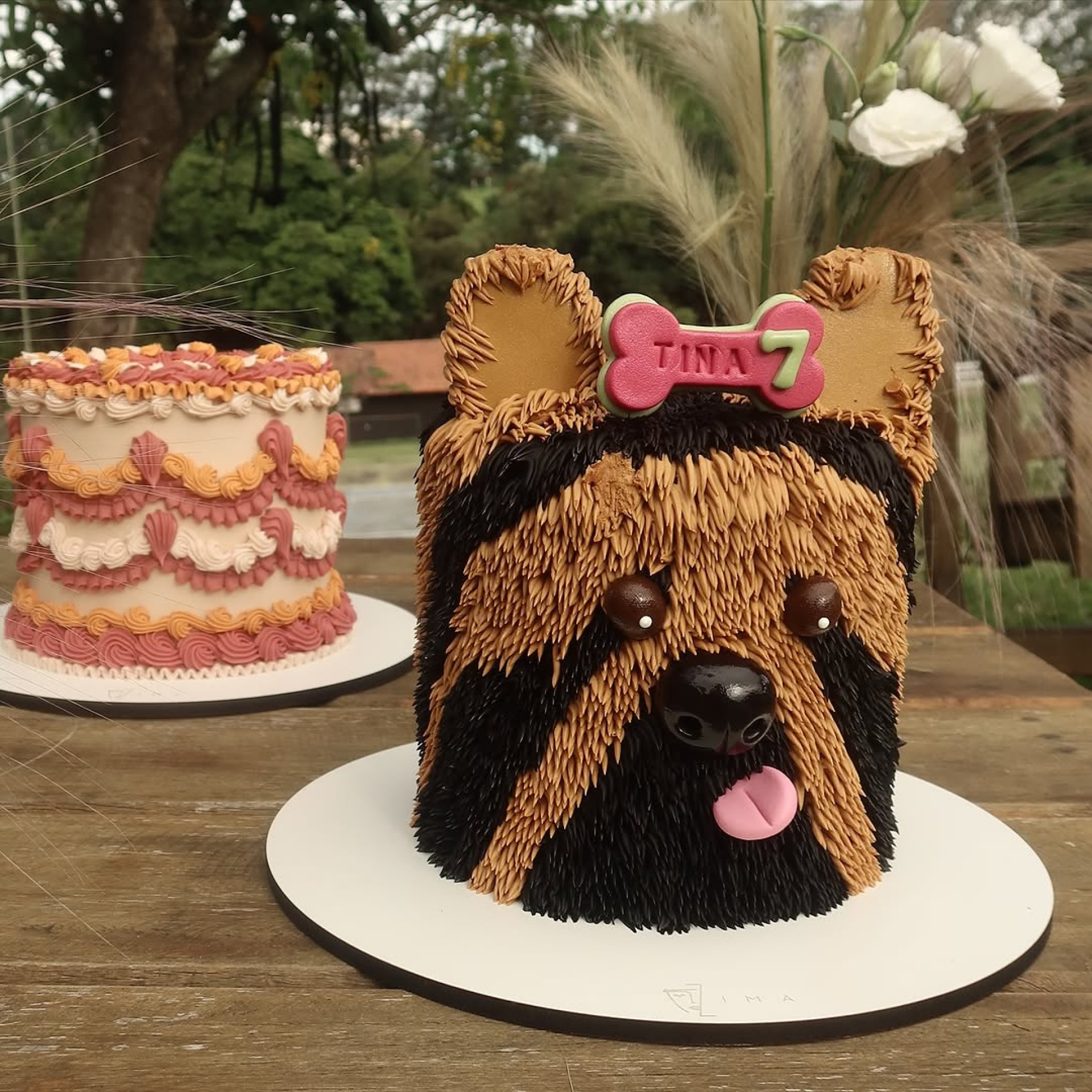 Fernanda Paes Leme organiza aniversário para filha e cachorrinha 

 - Reprodução / Instagram 