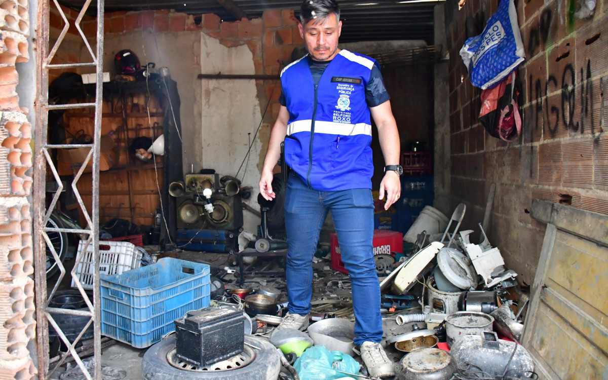 O secretário de segurança Pública, Aruak Oliveira, alertou que comprar peças furtadas ou roubadas é crime