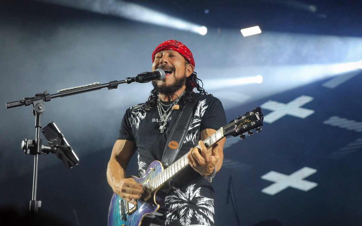 Bell Marques durante show no Universo Spanta