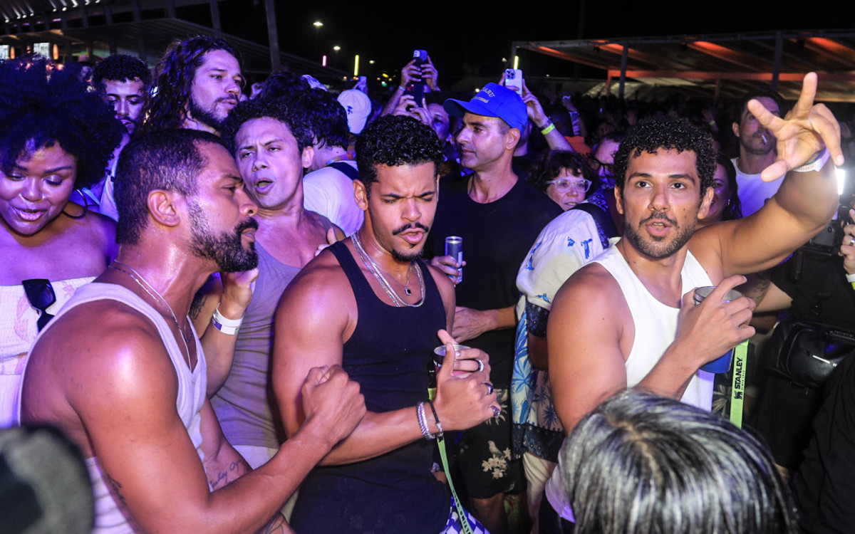 Samuel de Assis, Felipe Veloso e Amaury Lorenzo