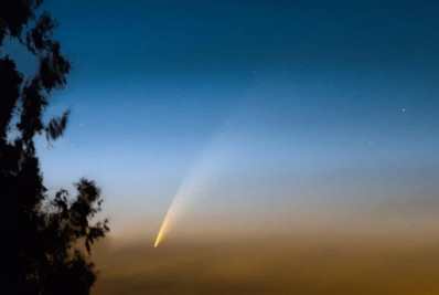 Cometa ilumina o céu do Rio Grande do Sul