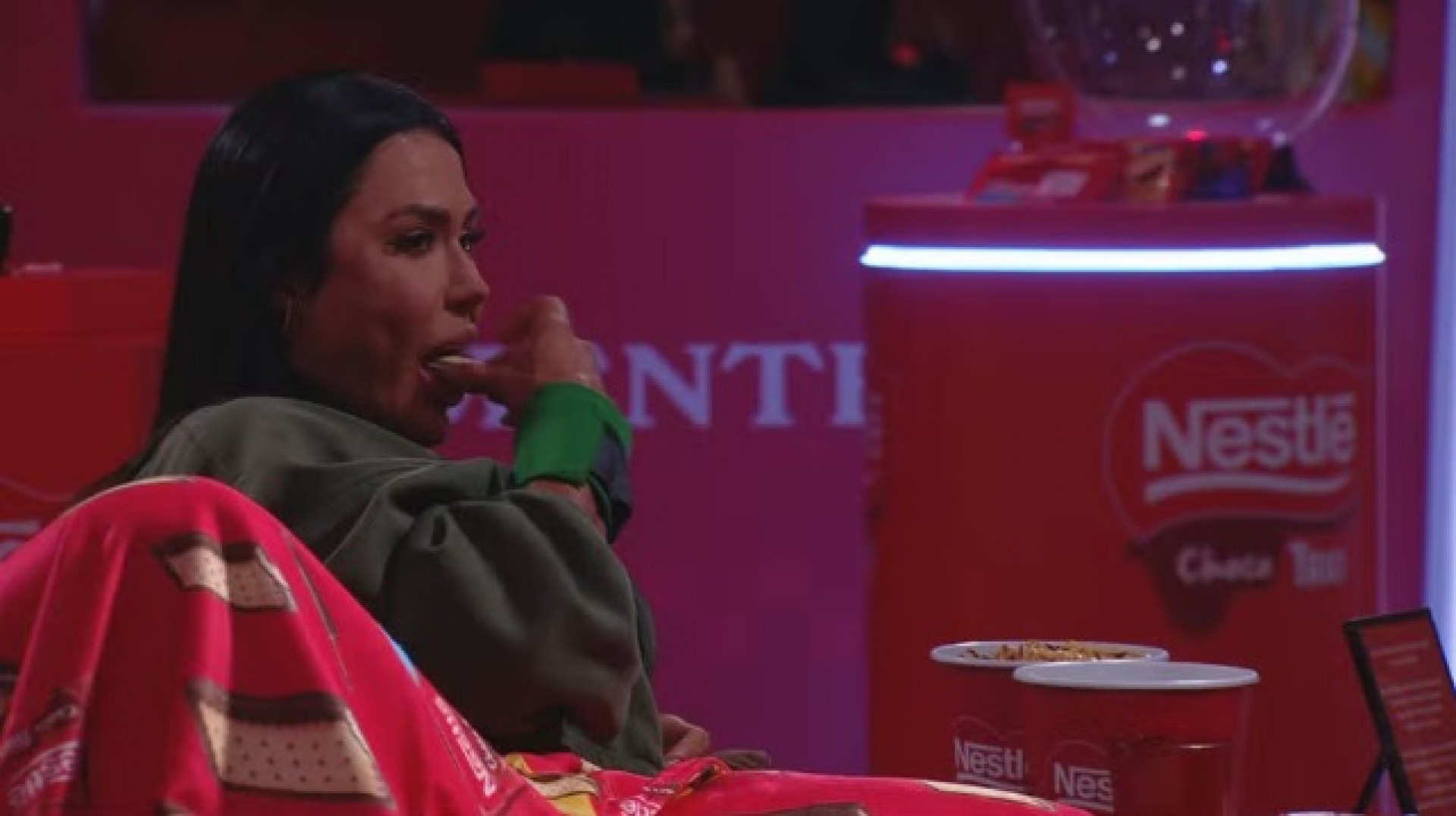 No 'BBB 25', Gracyanne Barbosa voltou a comer doce  - Reprodução de Vídeo